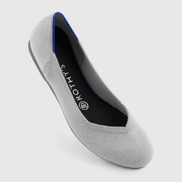 Rothy's Shoes - Rothy's Women's birdseye flax gray round toe Flats 7